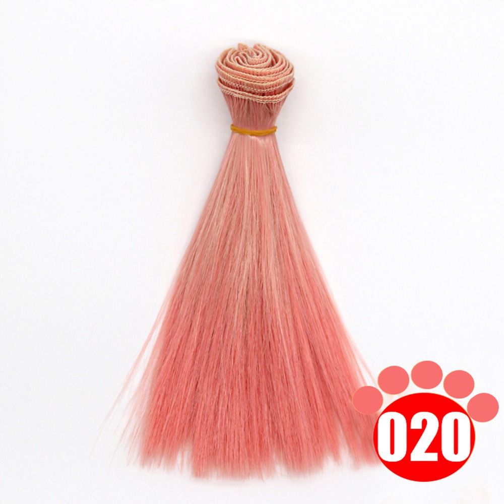 15*100CM Doll Hair Colorful Children Toy Gift 2024 Bjd Wig  for 1/4 1/6 1/8 Bjd