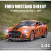 Miniatures 1/32 Ford Mustang Viper GT500 Sports Car Alloy Diecast Model Pull Back Baby Toy Trendy Ornament Boys Birthday Present