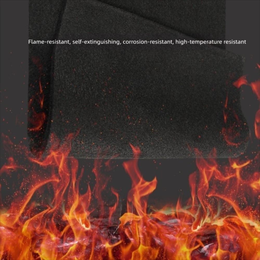 Fireproof Welding Protective Blanket Black Soldering Protective Pad  for Insulation Welding