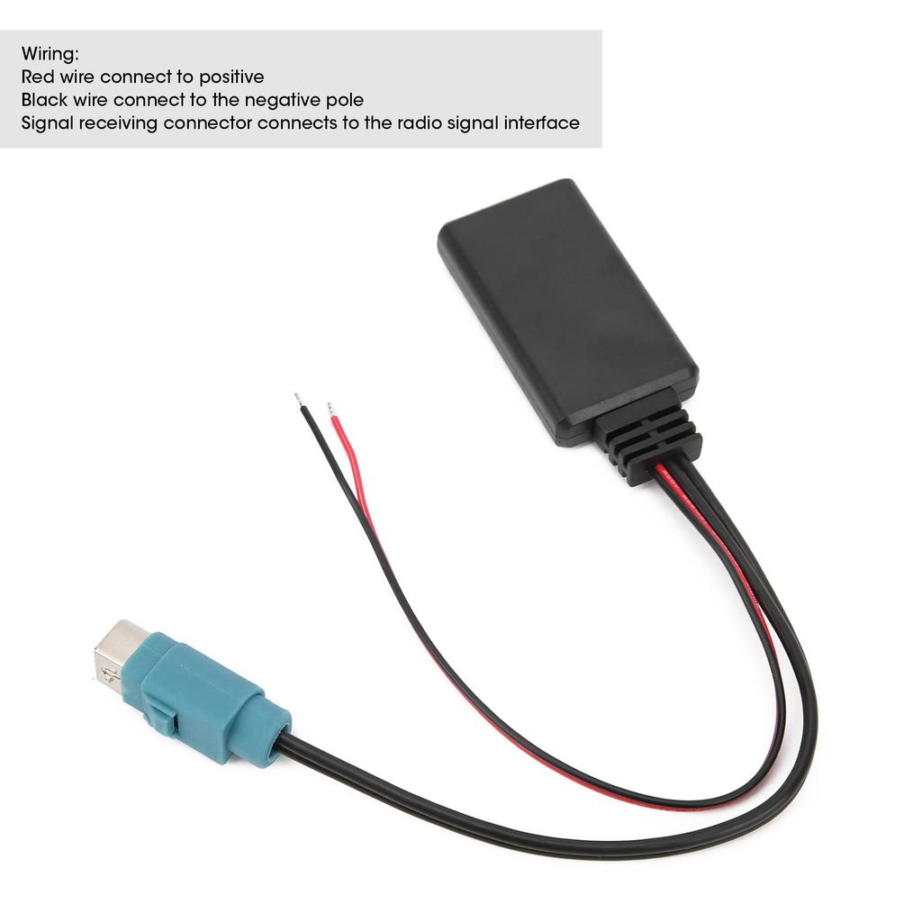 Car Bluetooth Module AUXIN Cable Wireless Audio Adapter Replacement for Alpine IDAX001 IVA205R