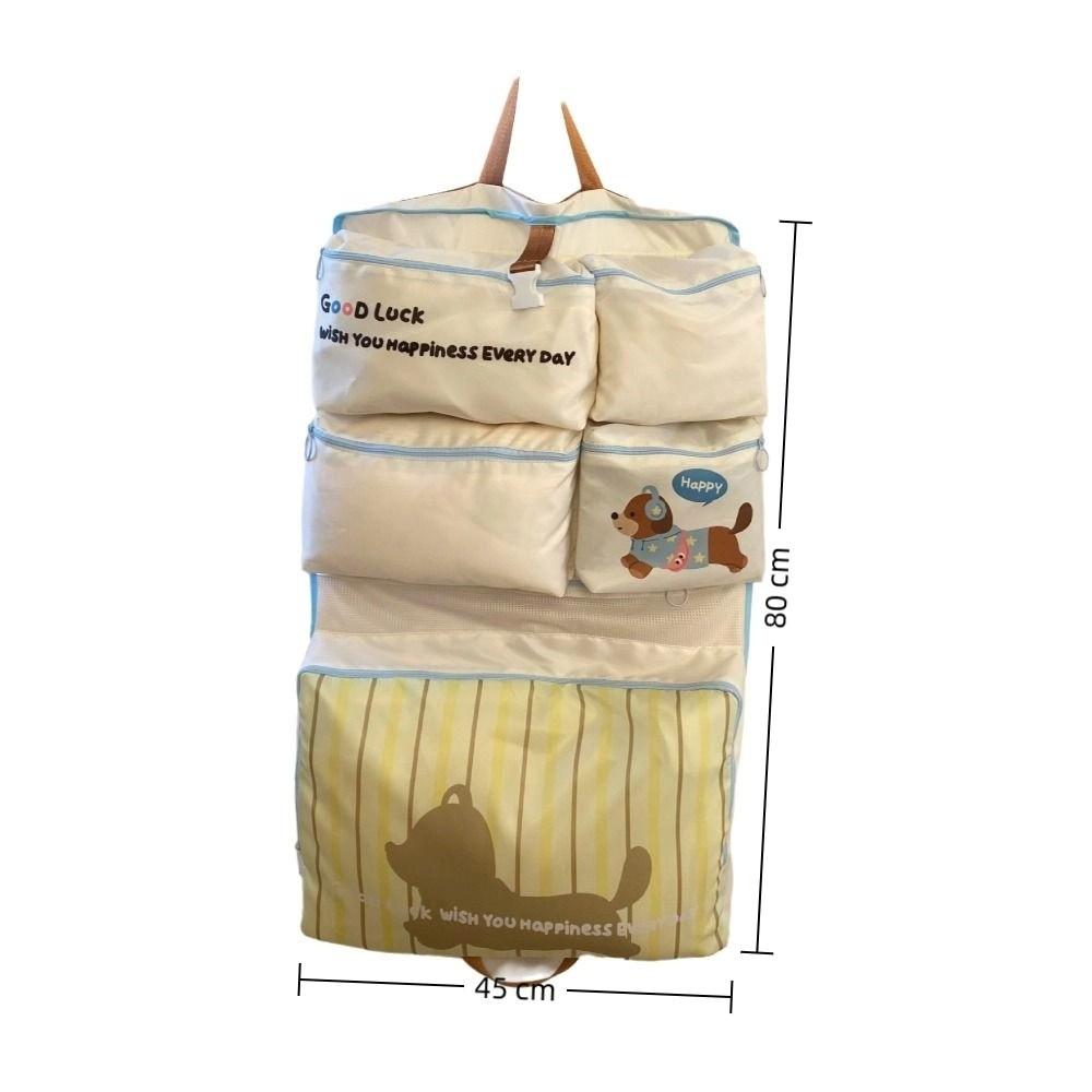 Large Capacity Storage Hanging Bag Cartoon Luggage Bag Cute Clothes Washing Bag  Travel