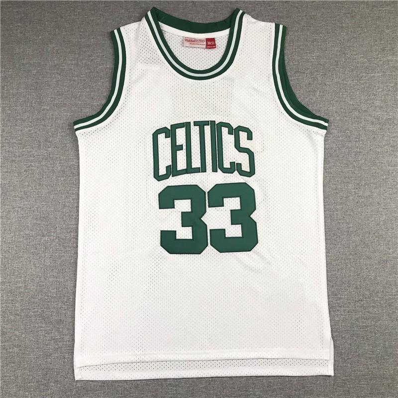 Boston Celtics Basketball Jersey Vest With Embroidered Numbers Names Tatum Irving Bird Fans