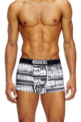 Diesel Men's DAMIEN-D-BOX Boxer Briefs, Size S, Black/Ivory, 900A (A193040DLBF)