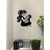 Elegant Mother Child Metal Wall Sculpture Premium Indoor Outdoor Art for Living Room Courtyard Timeless Hanging Home Decor