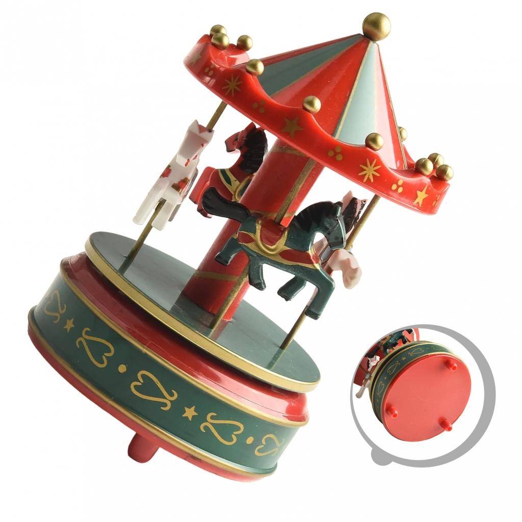 Cute and Charming Classic Carousel Music Box for Kids and Adults Alike