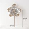 Christmas Gifts Artificial Poinsettia Glitter Flower Sequin Flannel Photography Props Fake Flowers New Year