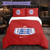 Set Biancheria da Letto a 3 Pezzi Nazionale di Calcio Inglese Morbido Set Copripiumino con Federe Set Decorazione Camera da Letto per la Casa