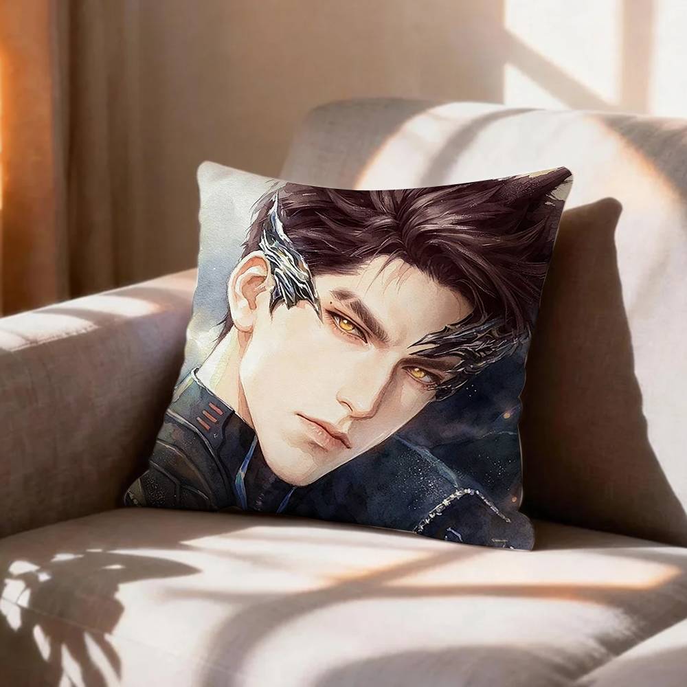 COOL V-Valko L-Love and Deepspace Pillow Case Pattern Printed Pillowcase For Living Room Sofa Cushion Cover