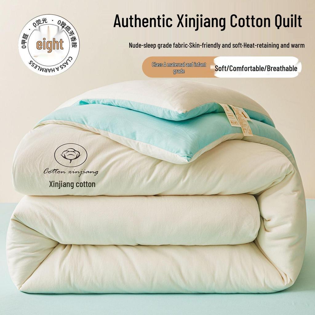 Xinjiang Pure Cotton All-Season Quilt: Thick Winter & Cool Summer