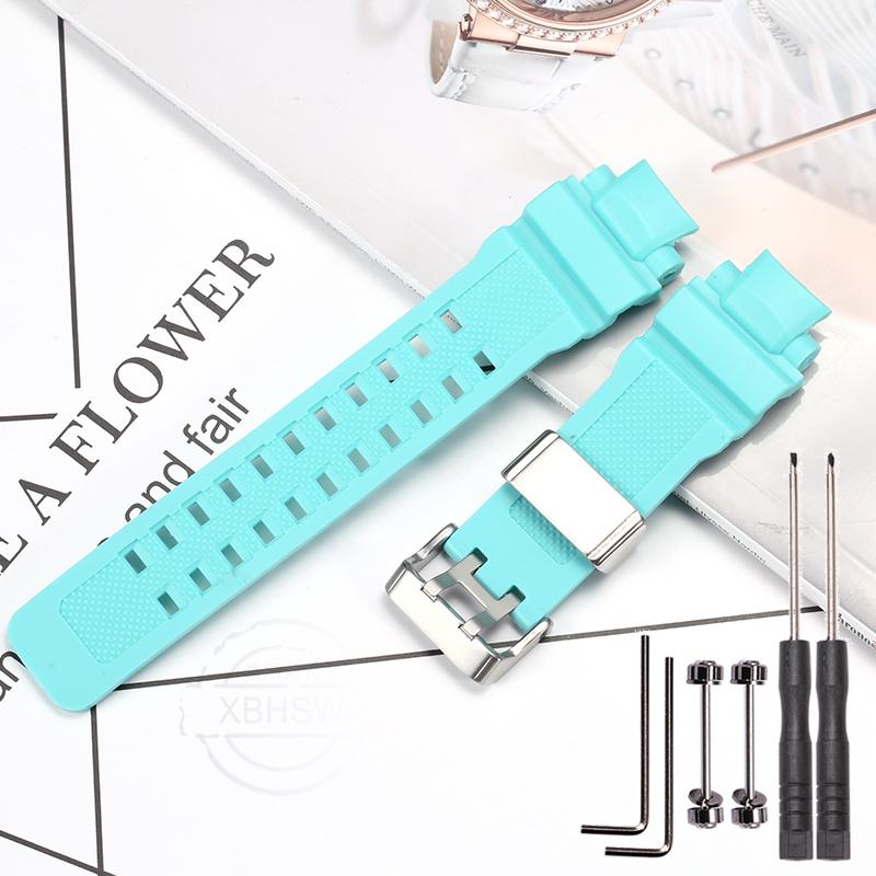 Resin Band Suitable For Casio G-shock GW-4000 GA-1000 GW-A1000 GW-A1100 G-1400 Color Rubber Waterproof Watch Chain Accessories