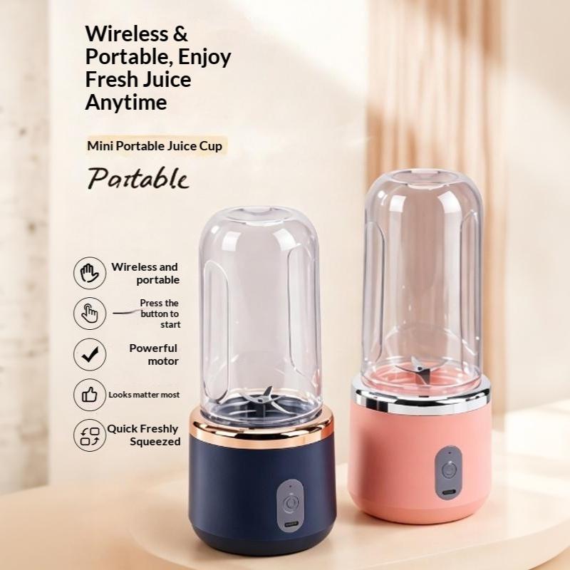 Portable Bottle Electric 6 Blades Multifunction Juice Blender Fresh Juice Smoothie Blender Ice Crushcup Food Processor