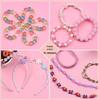 25-Grid Glass Rice Beads DIY Set: Children's Handmade Necklace & Bracelet Beading Kit
