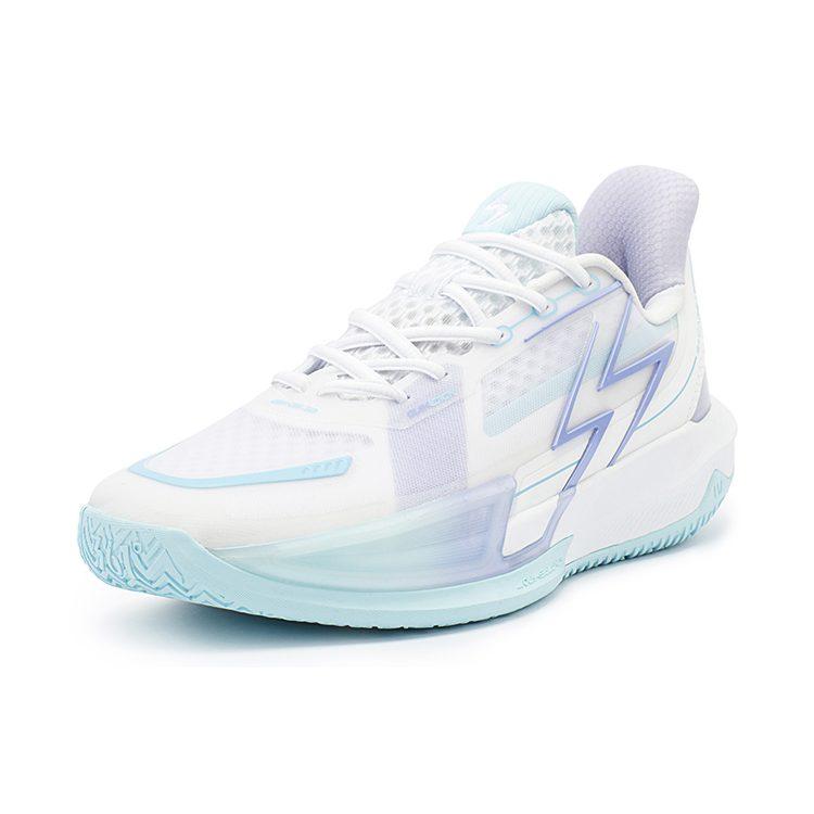 Scarpe da Basket 361 Big3 4.0 QUICK da Uomo Basse 361 Degrees Bianco/Blu Ghiaccio 572321105-2