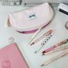 Portable Pencil Case Large Capacity Stationery Pouch Fashion Stationery Organizer  Students