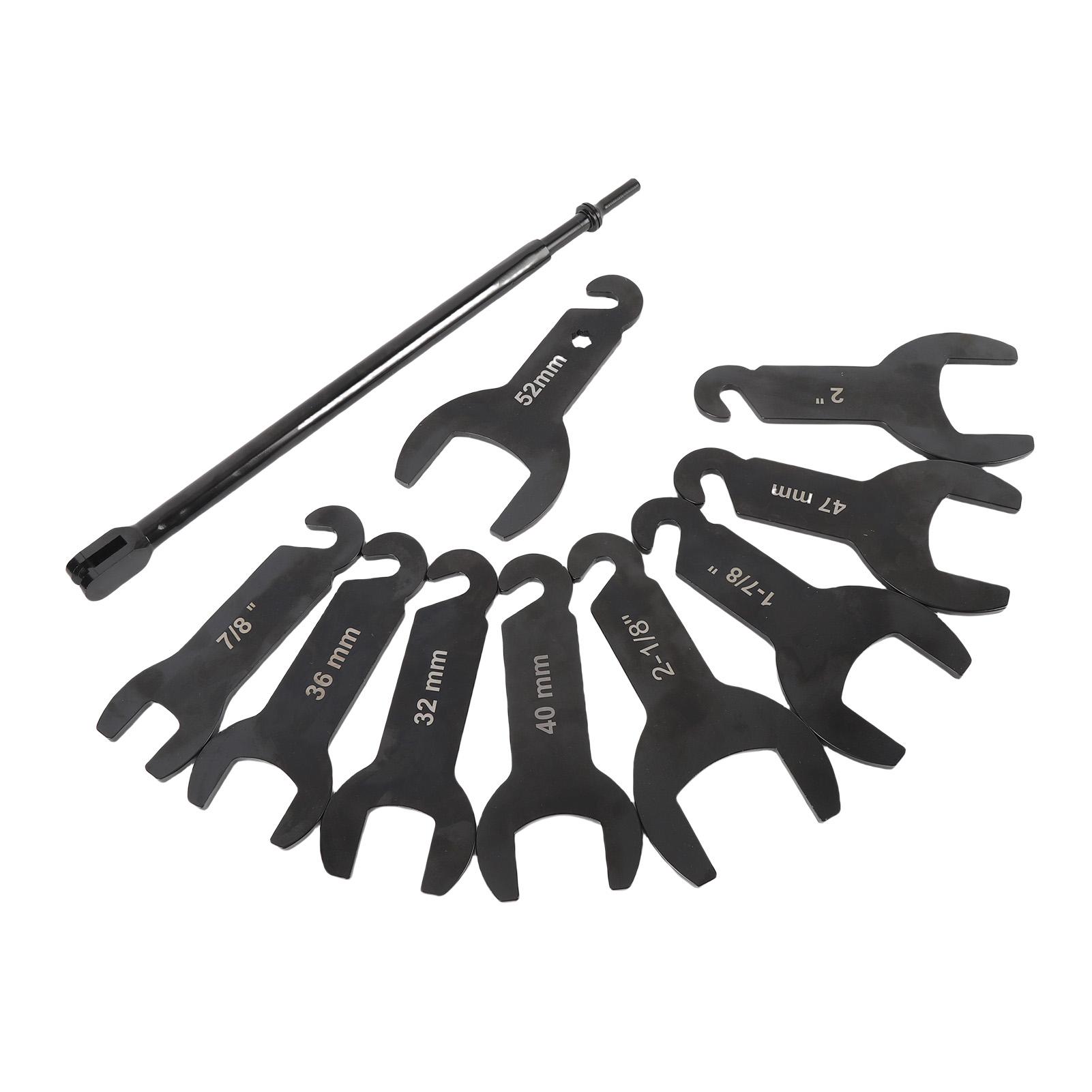 

10 Pcs Pneumatic Fan Clutch Wrench Set 45 Carbon Steel Efficient Portable Clutch Fan Removal Tool Kit