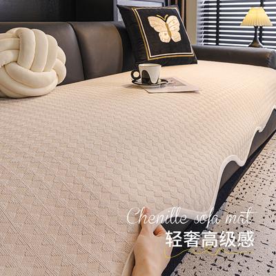 Premium Sofa Cushion Universal Fixed Non-Slip Light Luxury Three-Person Sofa Seat Cushion Dust Cover