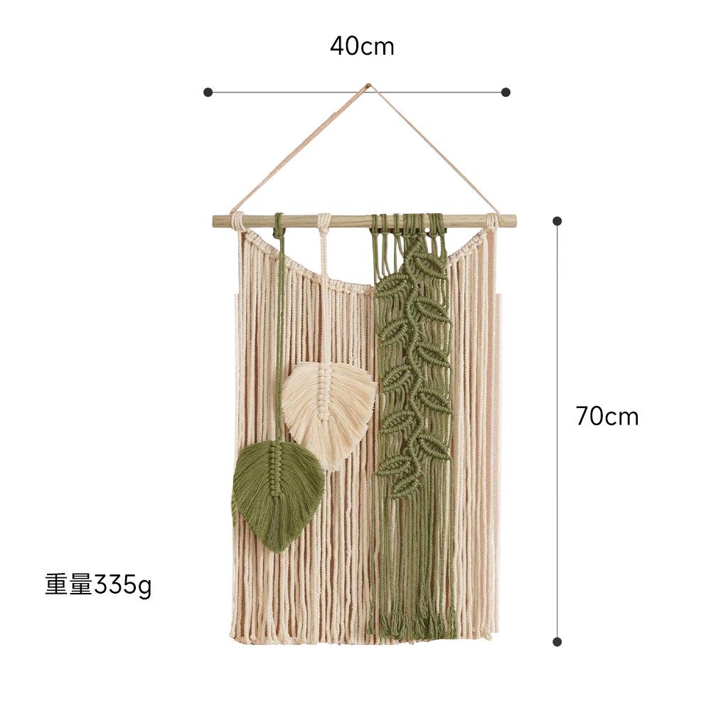 Home Decor Tapestry Handwoven Wall Hanging Living Room Guesthouse Wall Cover Tassel Ornament Craft Weave Stylish Wall Art