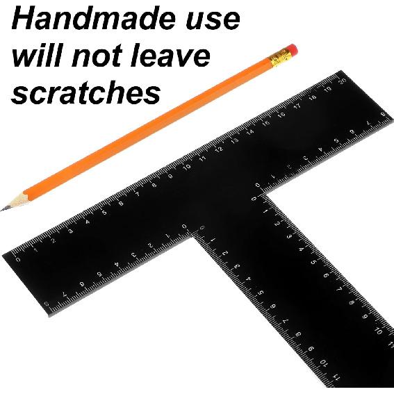 T Square Ruler 12 Inch T Ruler for Crafting, Architectural Scale Ruler Tee Ruler for Drafting Architecture Engineering & Art Projects Precision