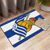 Real Sociedad Pattern Rug Floor Mat for Living Room or Bedroom Soft and Comfortable Carpet a Gift for Birthday and Holiday.