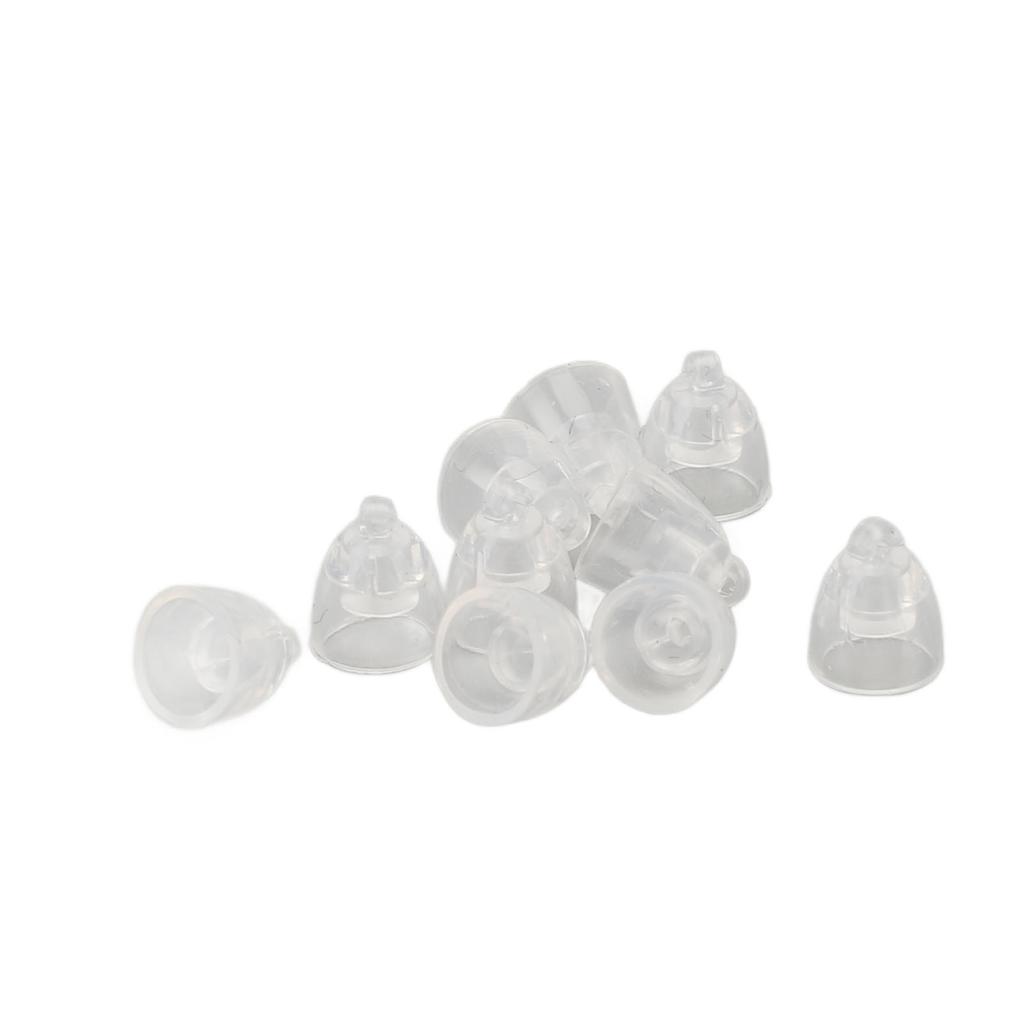 10 Stück Doppelbelüftete Bass 6mm Kuppeln für MiniFit Antistatisch Weiches Silikon Hohe Lichtdurchlässigkeit Einschichtige Offene Basskuppel