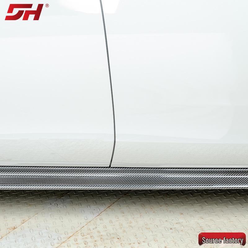 Porsche Panamera 971 SD Carbon Fiber Side Skirts - Non-Destructive Replacement Installation