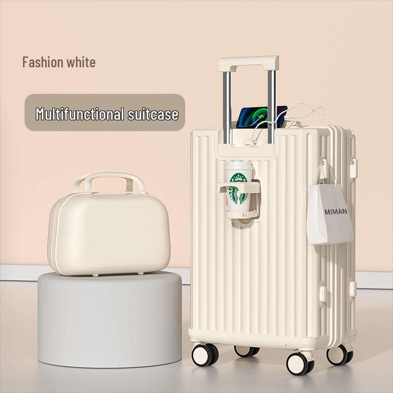 2025 Women's Trolley Suitcase: Durable 20" & 24" Mother-Child Travel Case with Combination Lock