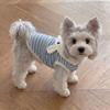 Schnauzer Miniature Yorkshire Pet Striped T-Shirt Puppy Dog Clothes Summer Cat Vest Thin Bigbear