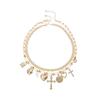 Kuwai Doppelschichtiges Kreuz-Herz-Anhänger-Halskette - Leichter Luxus Mode Choker