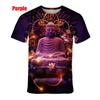 3D Buddha Shakyamuni Printing T Shirt For Men Round Neck Short Sleeve Kid Cool Buddhist Faith Tops T Shirts Harajuku Clothes Tee