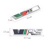 AAAJB1 1Pcs Car Badge Sticker Letters Emblem Front Grille Body Decal For Skoda Octavia Superb Rapid Kodiaq Karoq Fabia Kamiq Vision RS