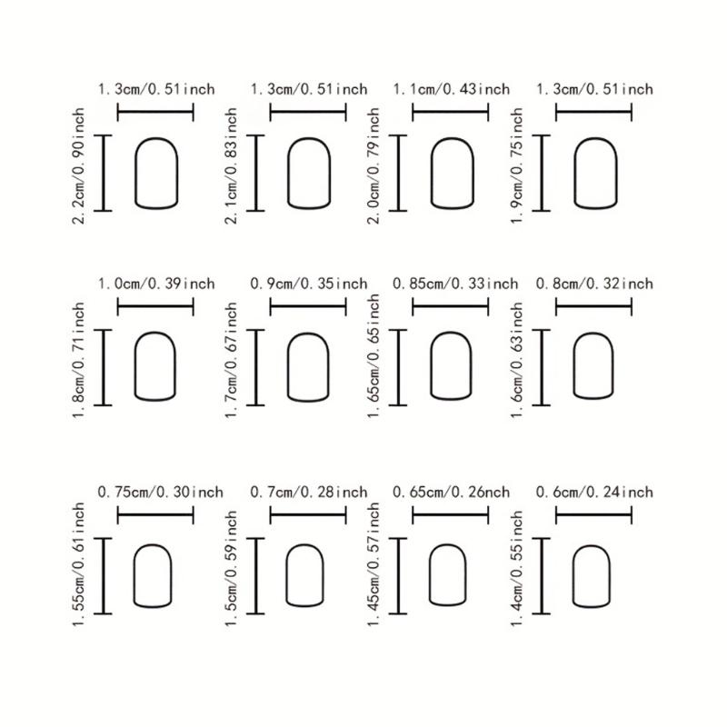 Quadratische Aufklebenägel Blume Falsche Nägel Klebenägel Künstliche Acrylnägel 12 Größen 24 Stück Aufklebenägel für Frauen Mädchen