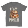 Baby Monkey Punch Team Punch Unisex T Shirt  Casual Tees Short Sleeve Round Neck TShirts Pure Cotton Printing Tops