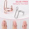 Reusable Thin Nail Rings For Women Daily Fingertip Decoration Protective Cover Trendy Ring Jewelry Gift To Girlfriend Manicure