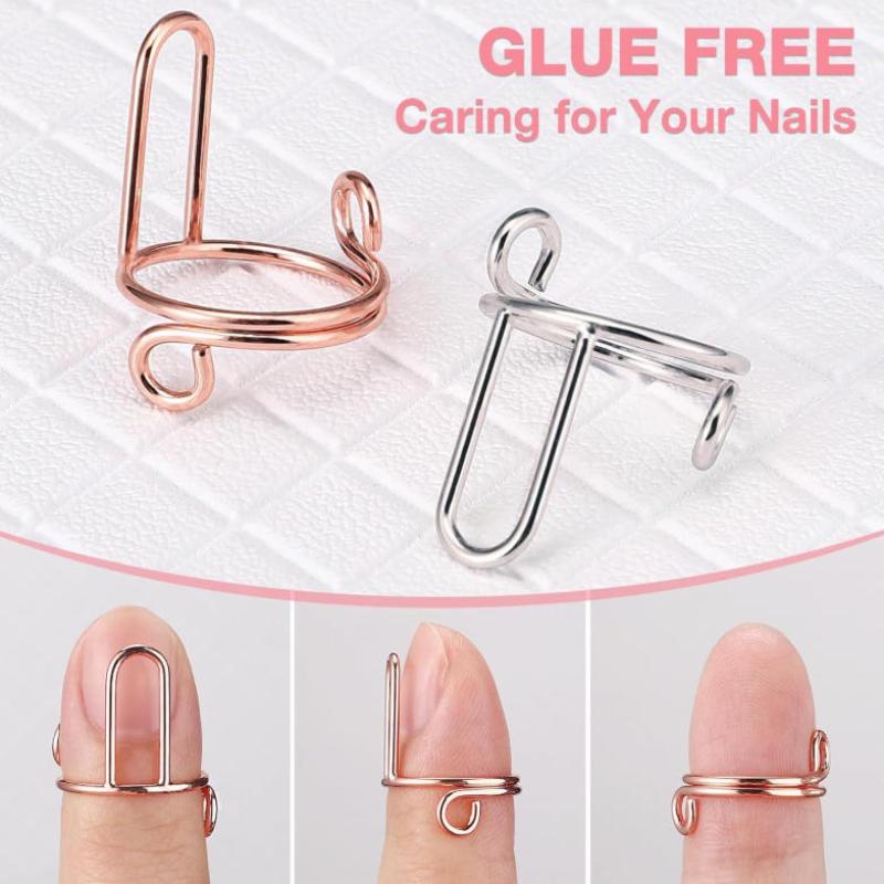 Reusable Thin Nail Rings For Women Daily Fingertip Decoration Protective Cover Trendy Ring Jewelry Gift To Girlfriend Manicure