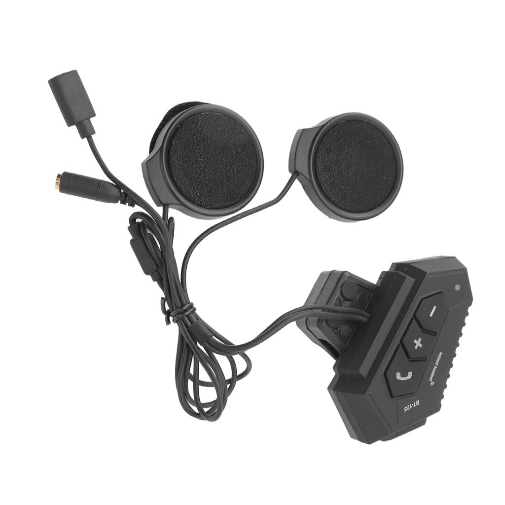 Motorrad Bluetooth Kommunikationsheadset 2000mAh Kabellos Wasserdicht Helm Headset für