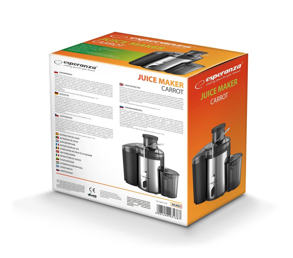 Esperanza "Carrot" Juicer 500W