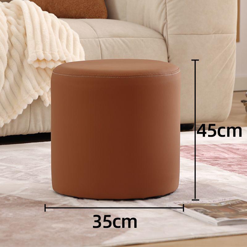 Wooden Ottomans Living Room Nordic Vanity Stool Modern Low Step Stools Office Decorative Ottoman Pouf Aesthetic Room Furnitures