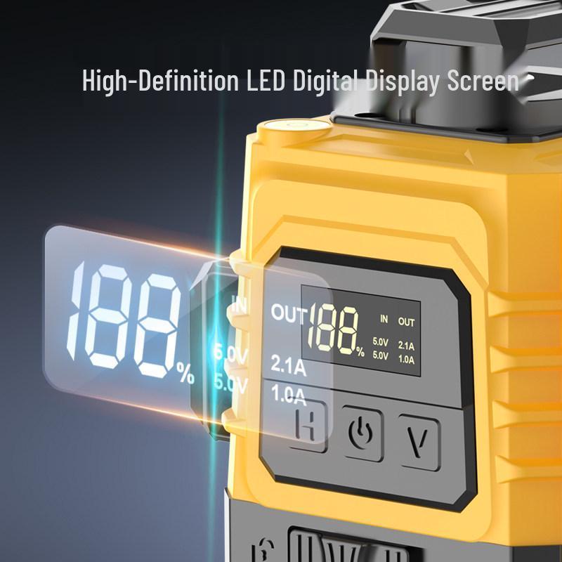 High Precision Outdoor 12-Line Infrared Laser Level with Dual-Color Auto Leveling