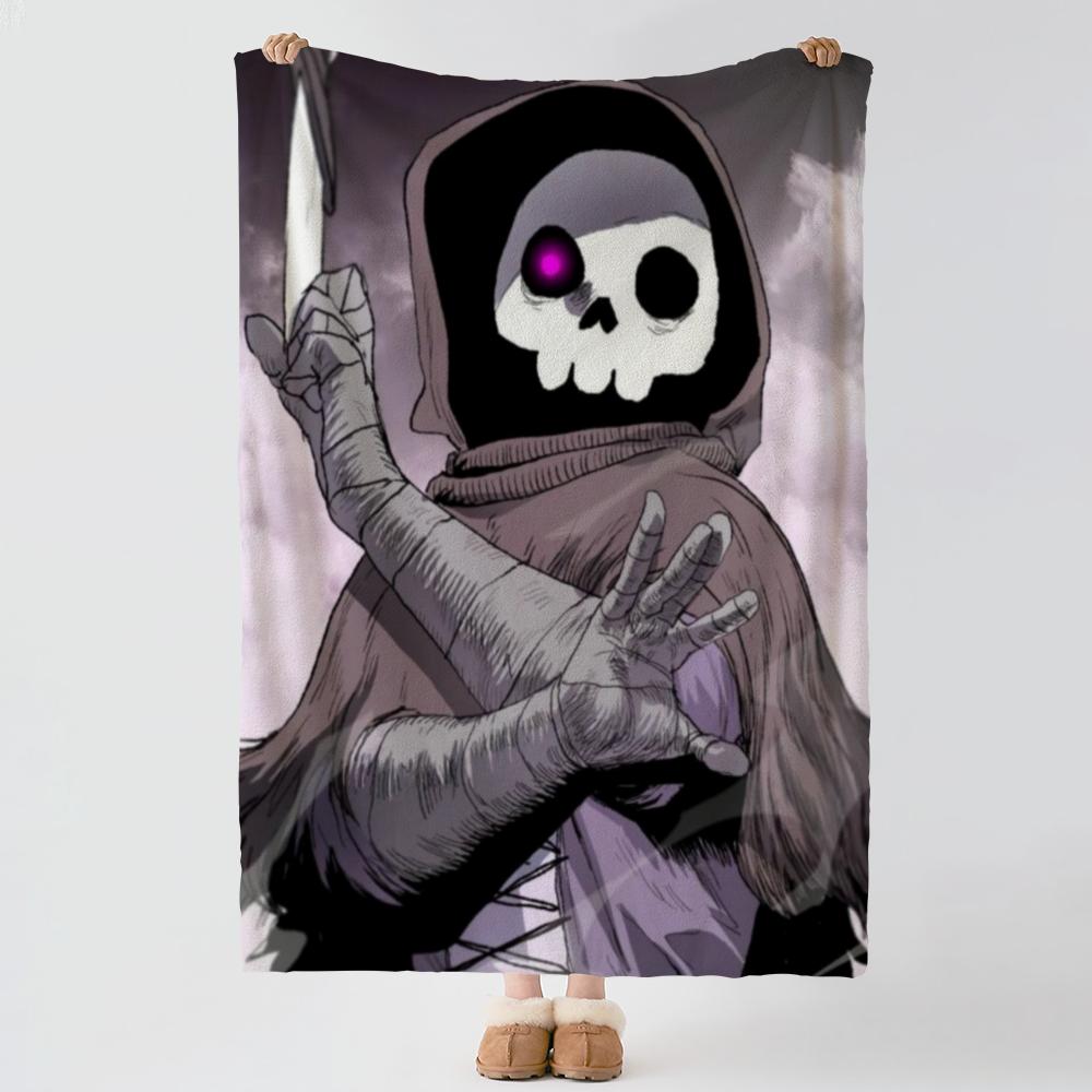 Game S-Skul The Hero Slayer-R Throw Thick Comfort Flannel Quilt, Multi-scene Use Indoor Outdoor Daily Nap