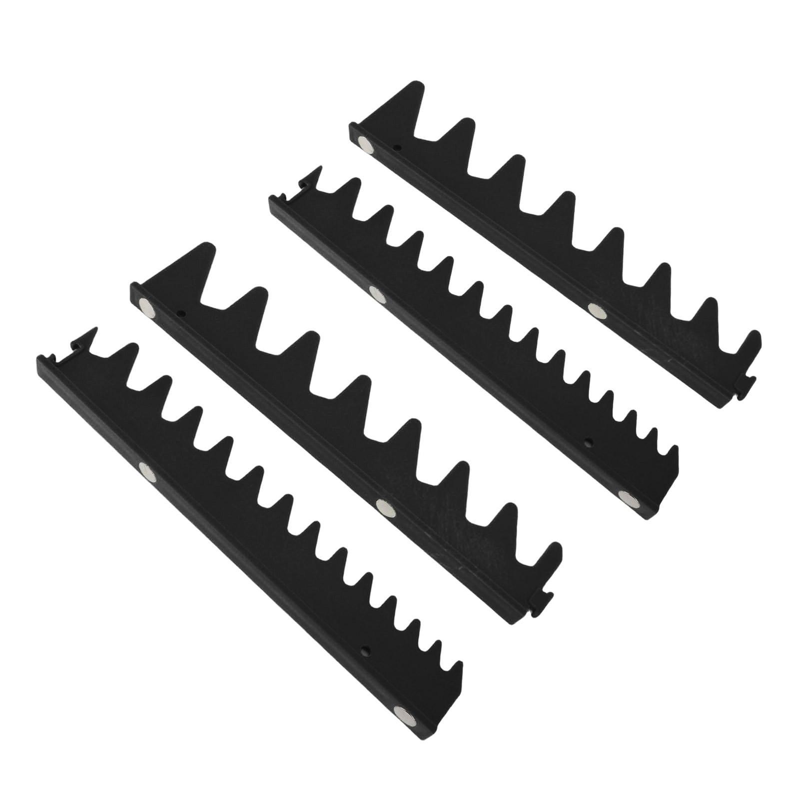 

Набір рейок для гайкових ключів на 20 інструментів Пластиковий магнітний тримач для гайкових ключів Стійка для зберігання в ящику інструментальної шафи