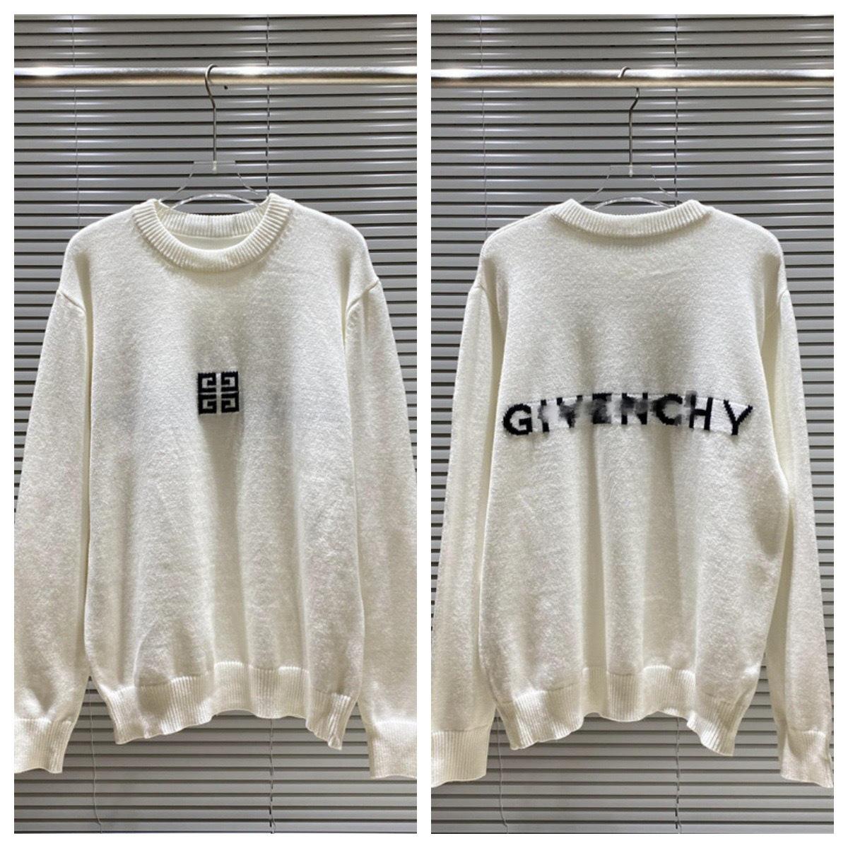 

Розкішний унісекс светр Prada з круглим вирізом та вишитим логотипом Medium