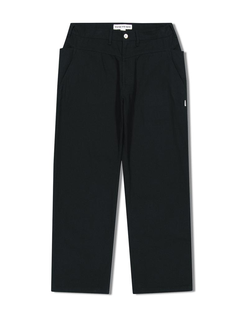 YESEYESEE Canvas Ramble Pants Black