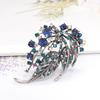 High-end Exquisite Colorful Hollow Leaf Brooch Coat Cardigan Suit Pin Brooch Female Elegant Atmosphere Clothing Accessories-6715