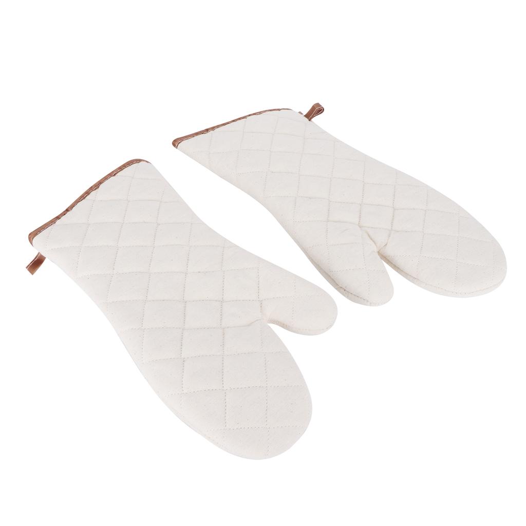 1Pair Heat Resistant Gloves Microwave Oven Mitts Cooking Tools for Home Restaurant