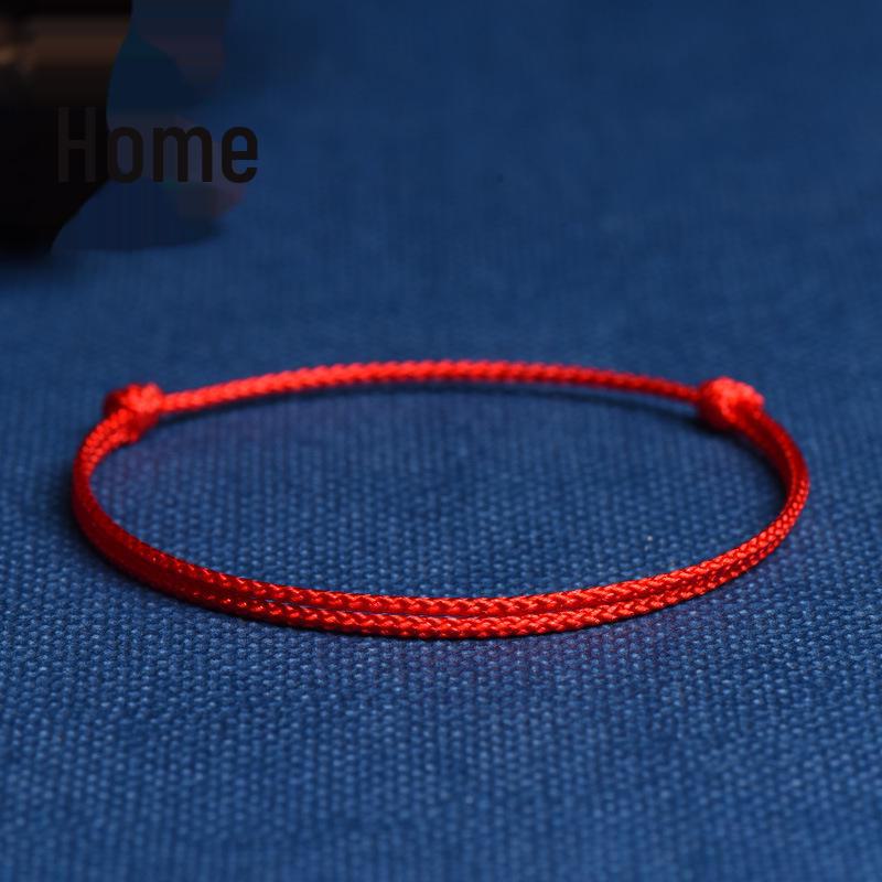 

Сплетенный вручную красный браслет со знаком зодиака и браслет на ногу - этнический стиль 1.5mm bracelet красный