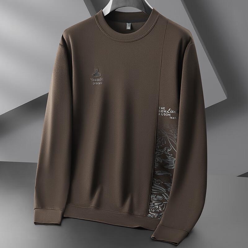 

Мужской повседневный свитшот большого размера с круглым вырезом и длинными рукавами 3XL