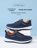 Red Dragonfly Men's Black Leather Waterproof Sports Casual Shoes - Spring/Summer Collection.