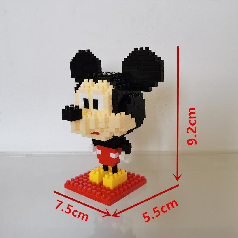 Cute Granular Building Blocks, Mickey, Minnie, Duck, And Goofy Building Block Assembly Toys, Suitable For Boys And Girls