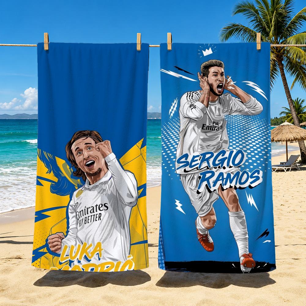 Athlete S-Sergio Ramos Towel Towel beach towel, quick drying absorbent bath towel for Swim,Gym,Camping,Outdoor hot