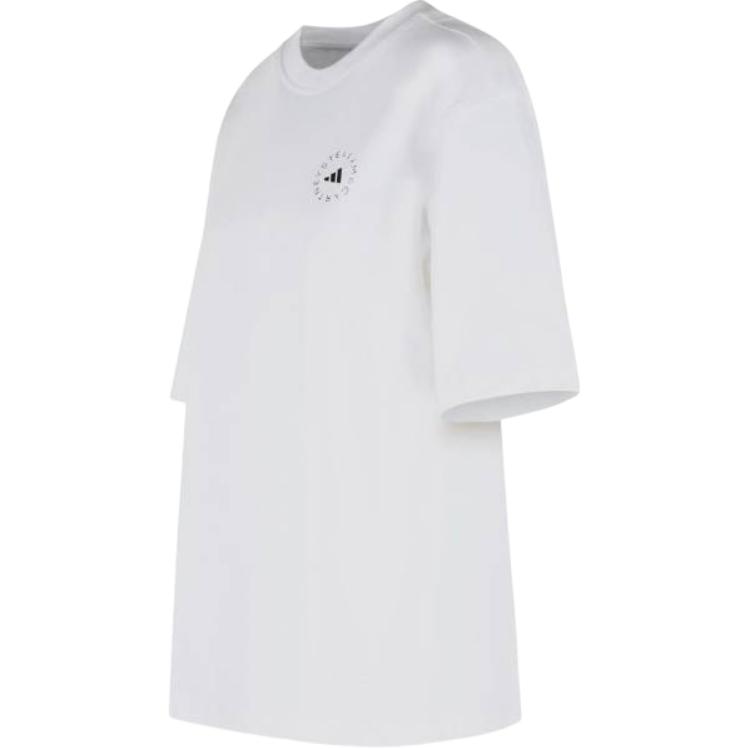 adidas Stella McCartney Logo Print Loose Fit Short Sleeve T-Shirt Men Tops JZ0697